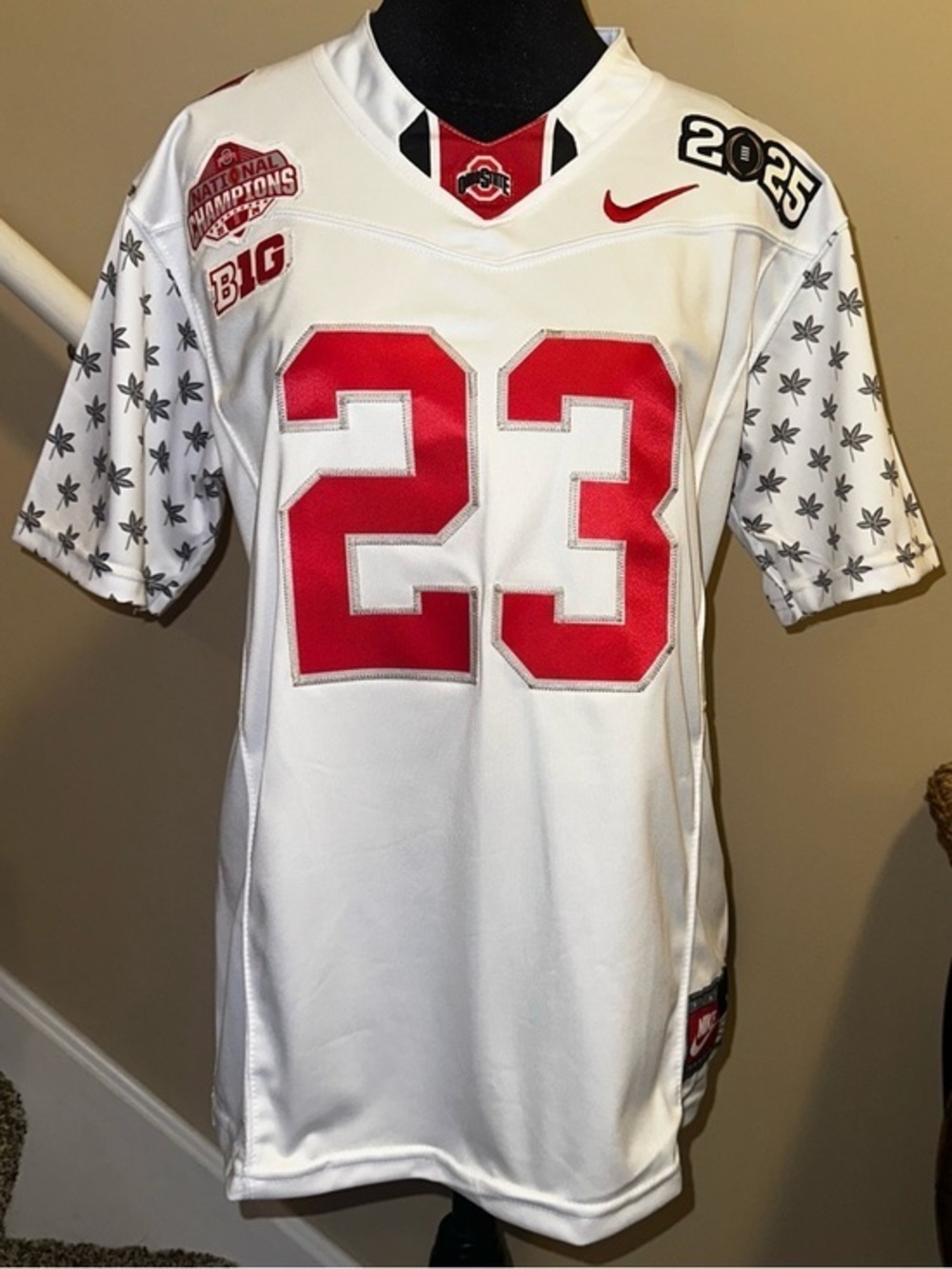 NEW NIKE OHIO STATE UNIVERSITY #23 College Football Jersey Sz L Unisex “Sarah”